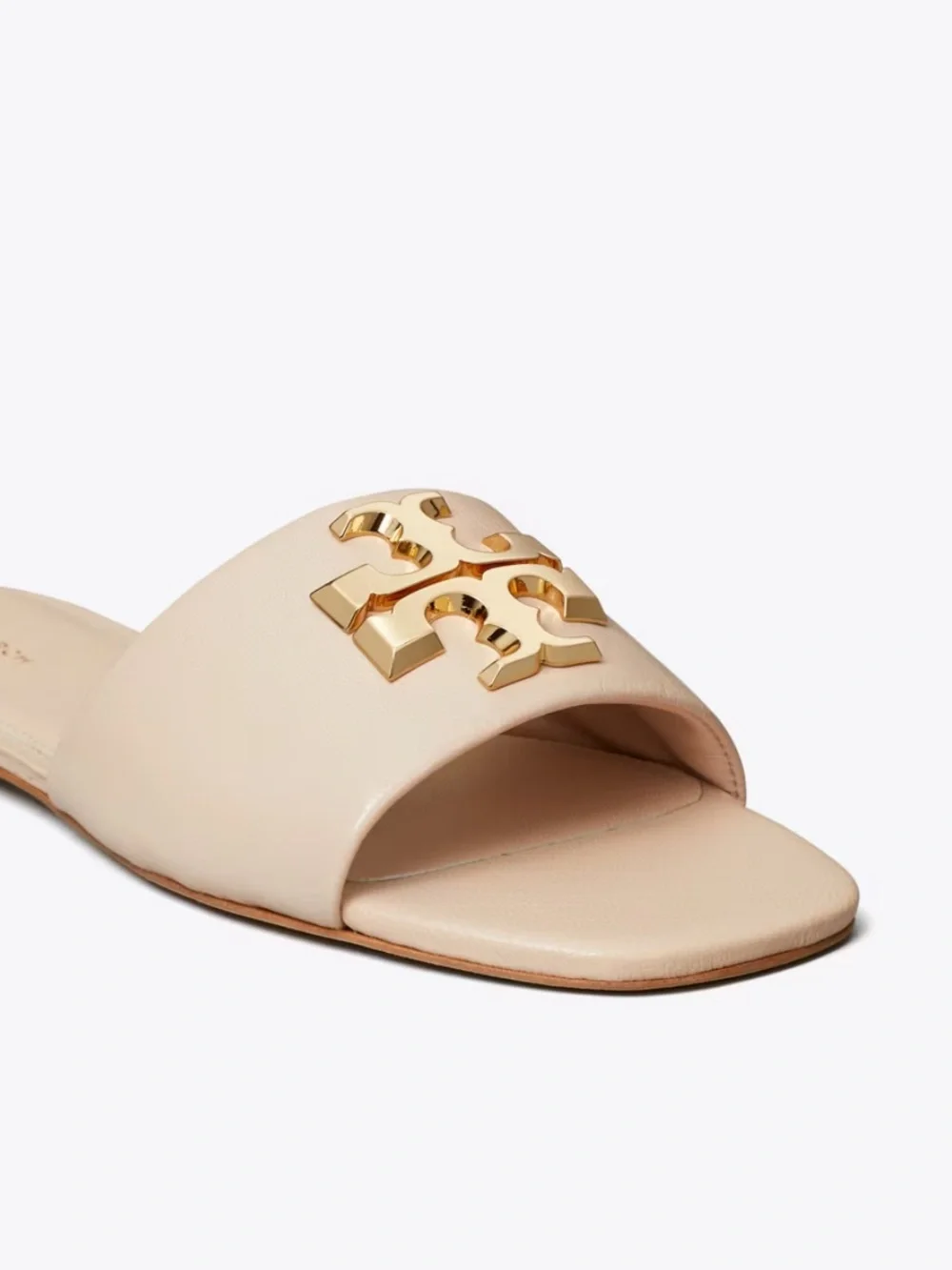 TORY BURCH ELEANOR SLIDE women size 10.5 gently used Color: Rose Pink / Gold